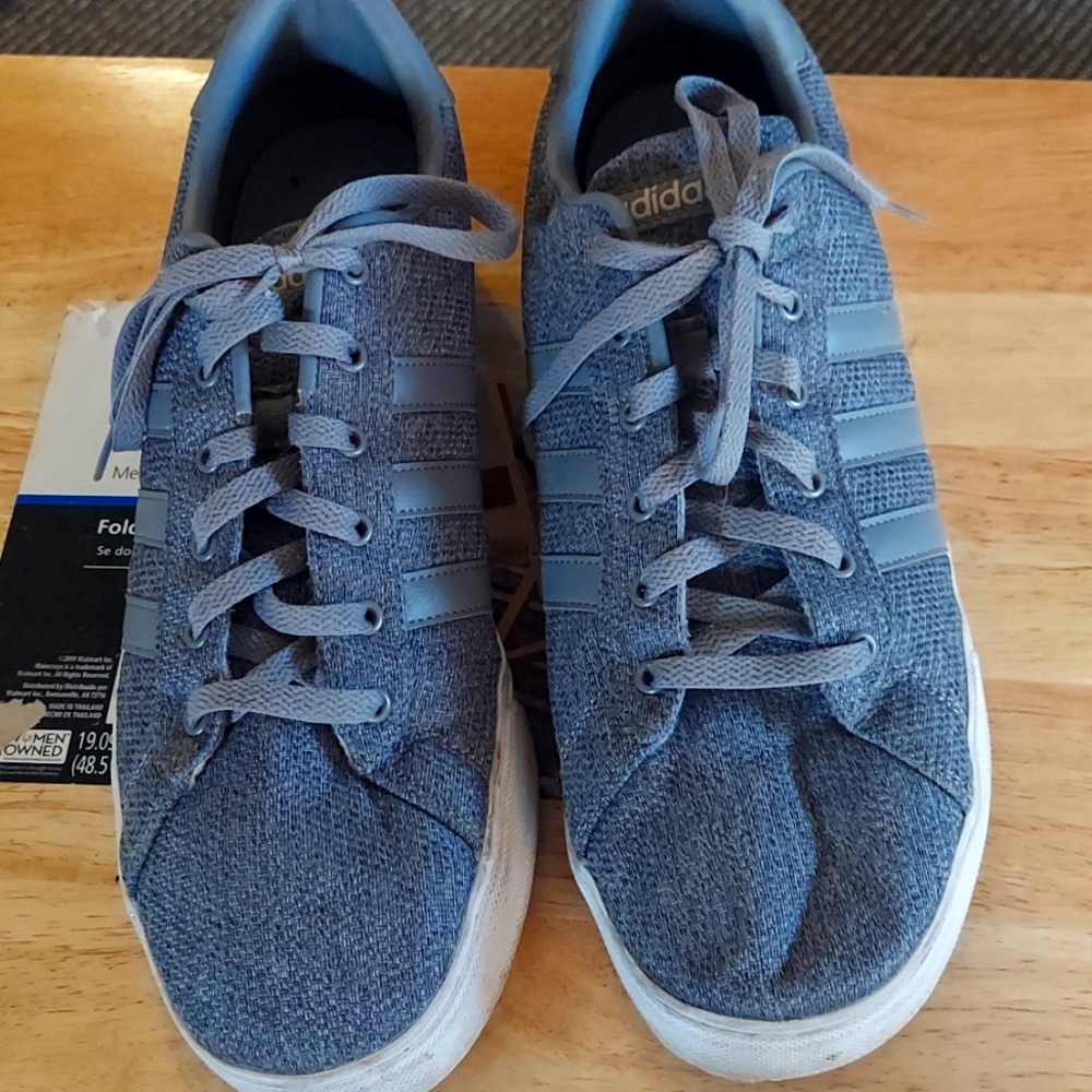 Mens gray Adidas sneakers